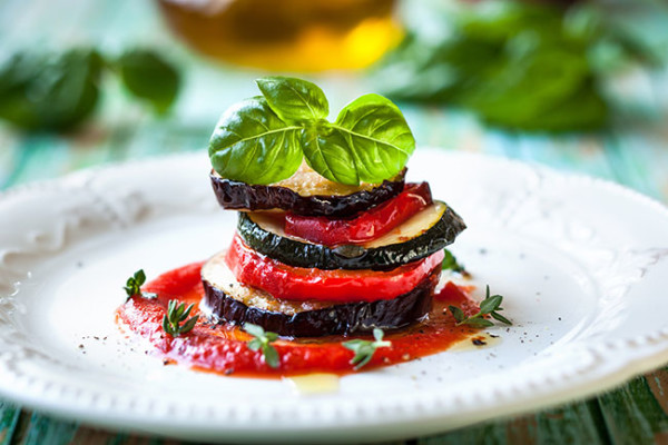 stuffed eggplant
