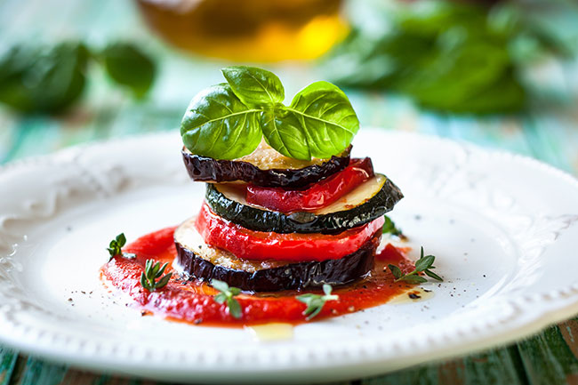 stuffed eggplant