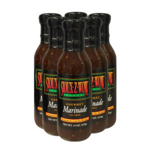 6-Pac 15 oz. Bottles Sioux Z Wow Gourmet Marinade